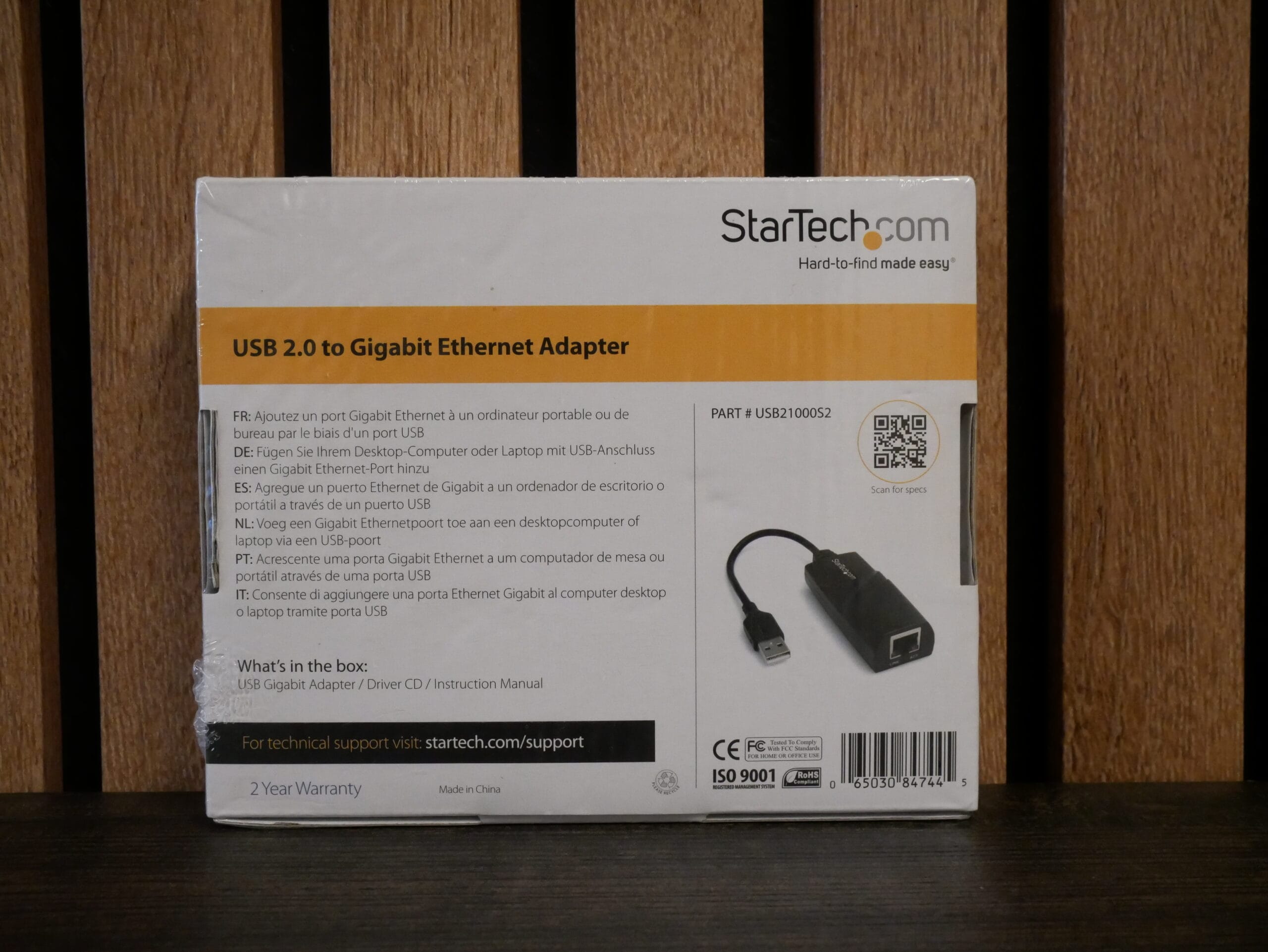 StarTech USB2.0 to Gigabit Ethernet Adapter (Nieuw) - Afbeelding 2